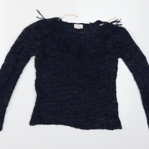 Pumpkin Patch Womens Blue   Basic Blouse Size 10