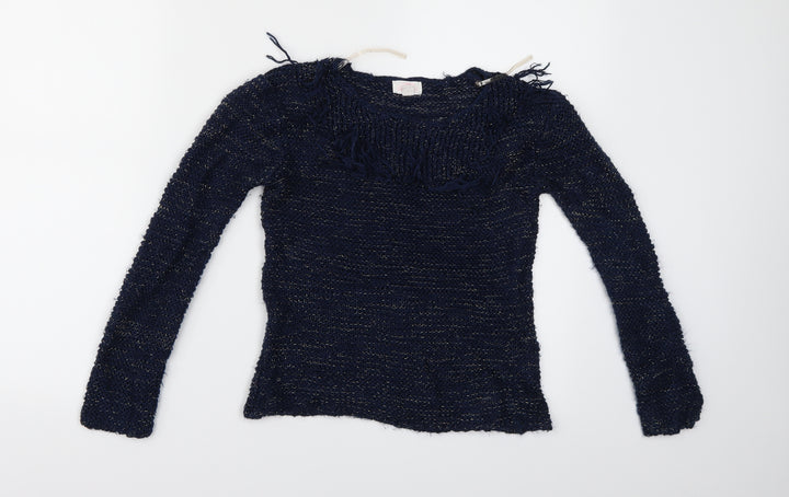 Pumpkin Patch Womens Blue   Basic Blouse Size 10