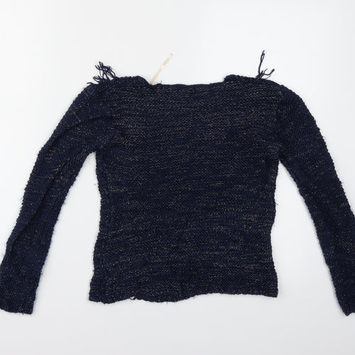 Pumpkin Patch Womens Blue   Basic Blouse Size 10