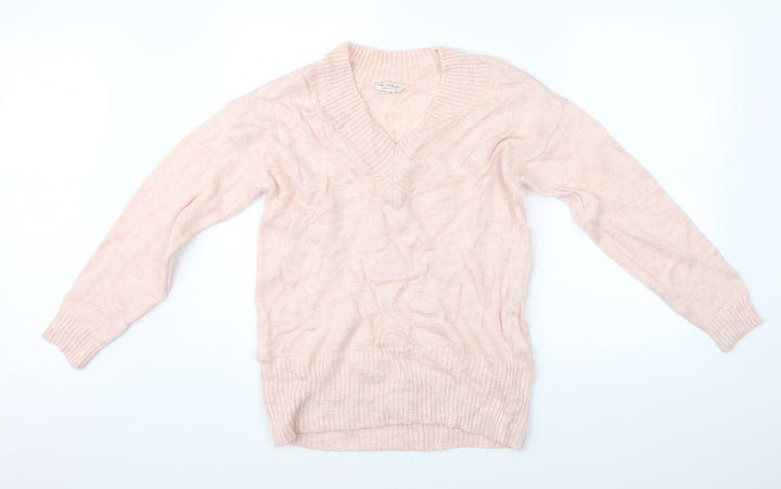 Miss Selfridge Womens Pink Pullover Jumper Size 6