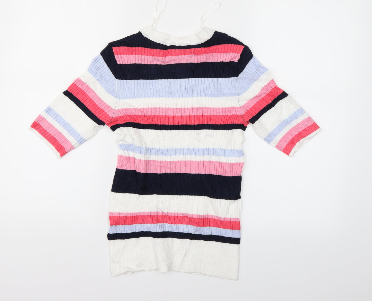 Marks and Spencer Womens Multicoloured Striped  Basic Blouse Size 10