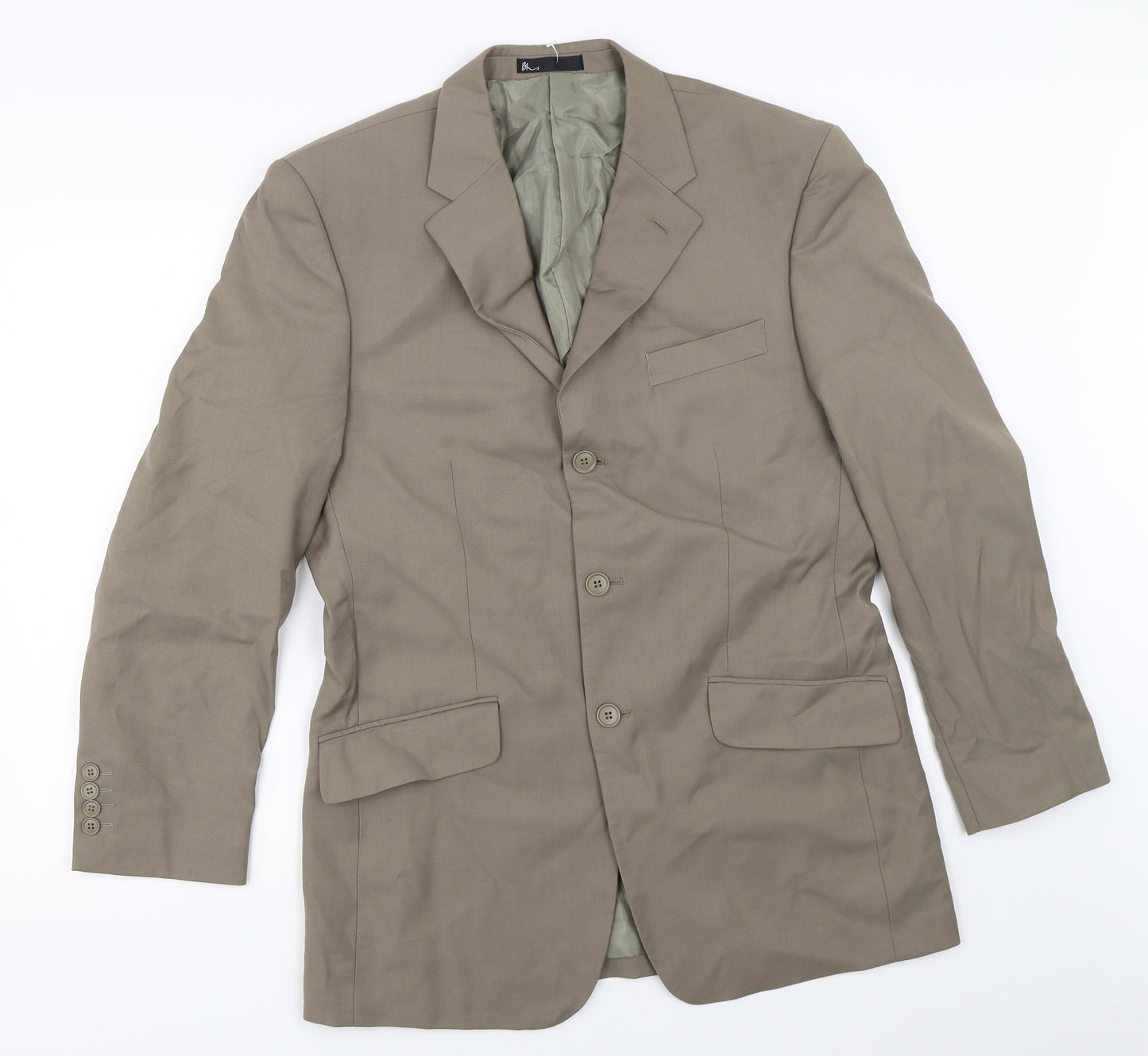 BHS Mens Green   Jacket Blazer Size 38