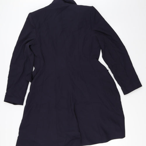 Windsmoor Womens Blue   Overcoat Coat Size 12