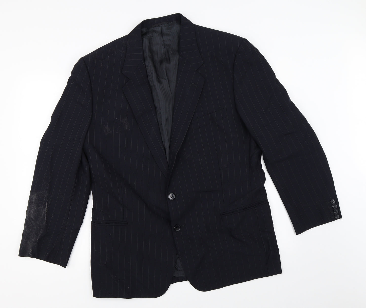St Micahel Mens Black   Jacket Blazer Size 42
