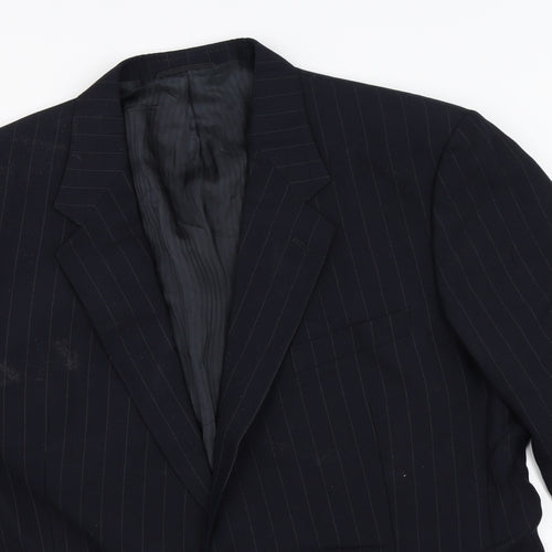 St Micahel Mens Black   Jacket Blazer Size 42