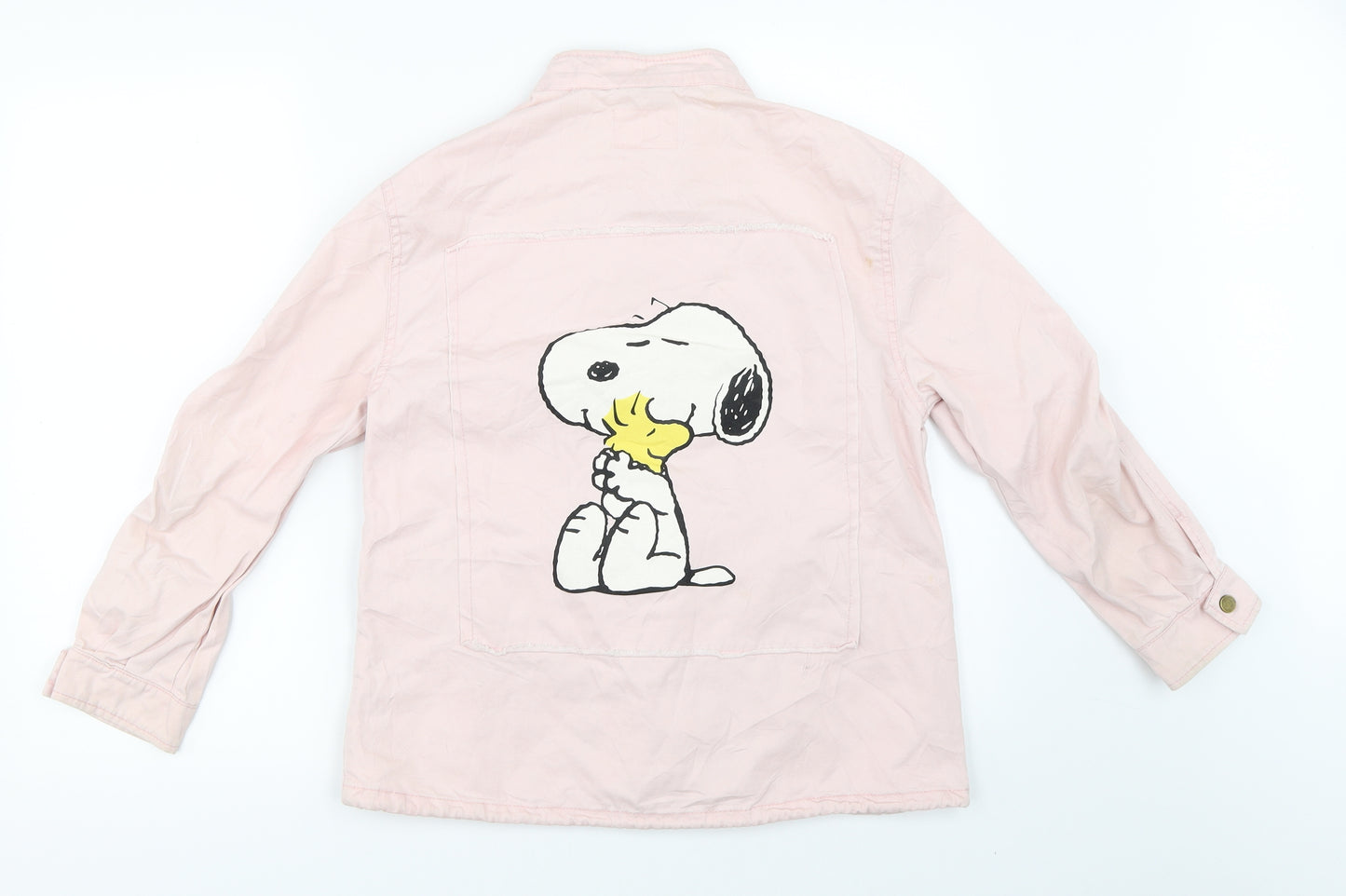 Zara Girls Pink   Jacket  Size 11-12 Years  - snoopy
