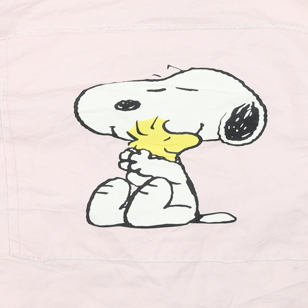 Zara Girls Pink   Jacket  Size 11-12 Years  - snoopy