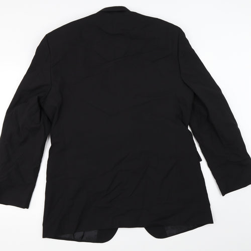 Marks and Spencer Mens Black   Jacket Blazer Size 42