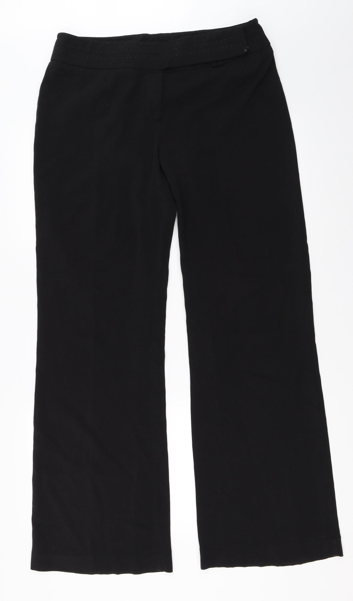 EM designs Womens Black   Trousers  Size 14 L31 in