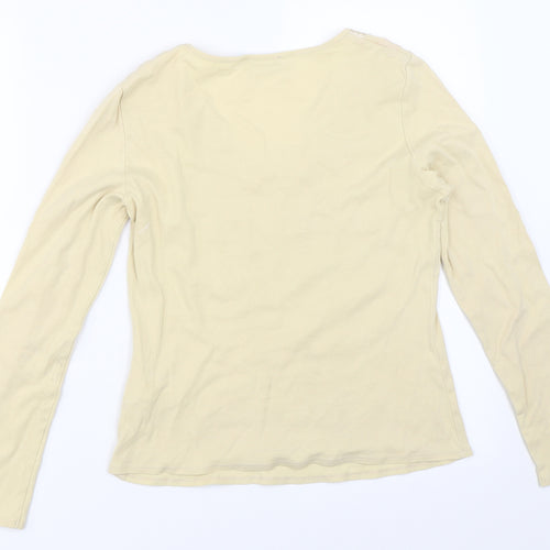 Principles Womens Beige   Basic T-Shirt Size 14