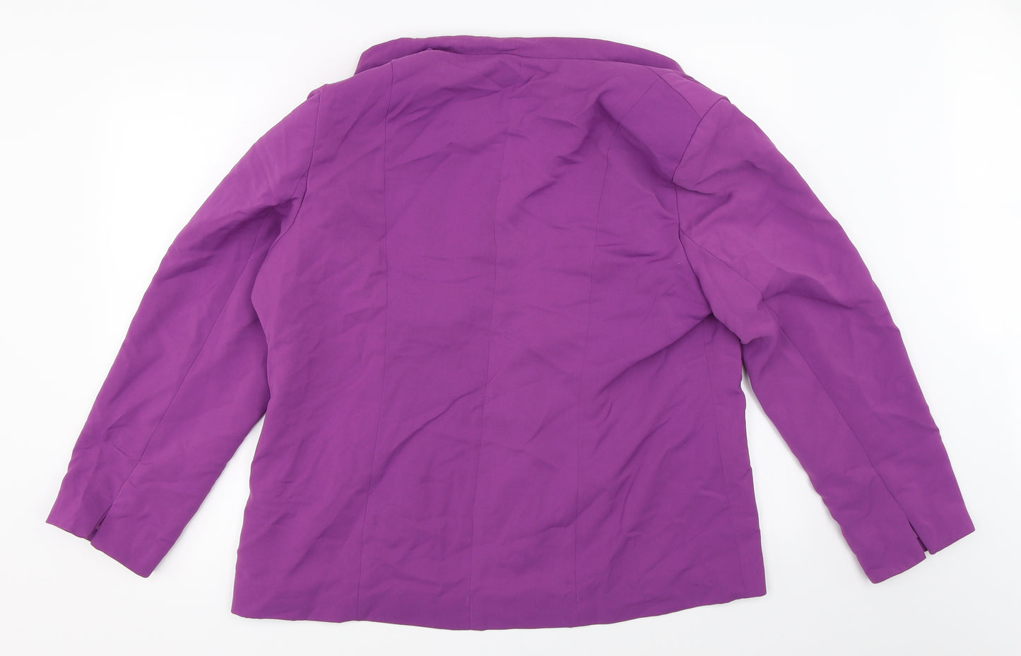 Preworn Womens Purple   Jacket Blazer Size 20