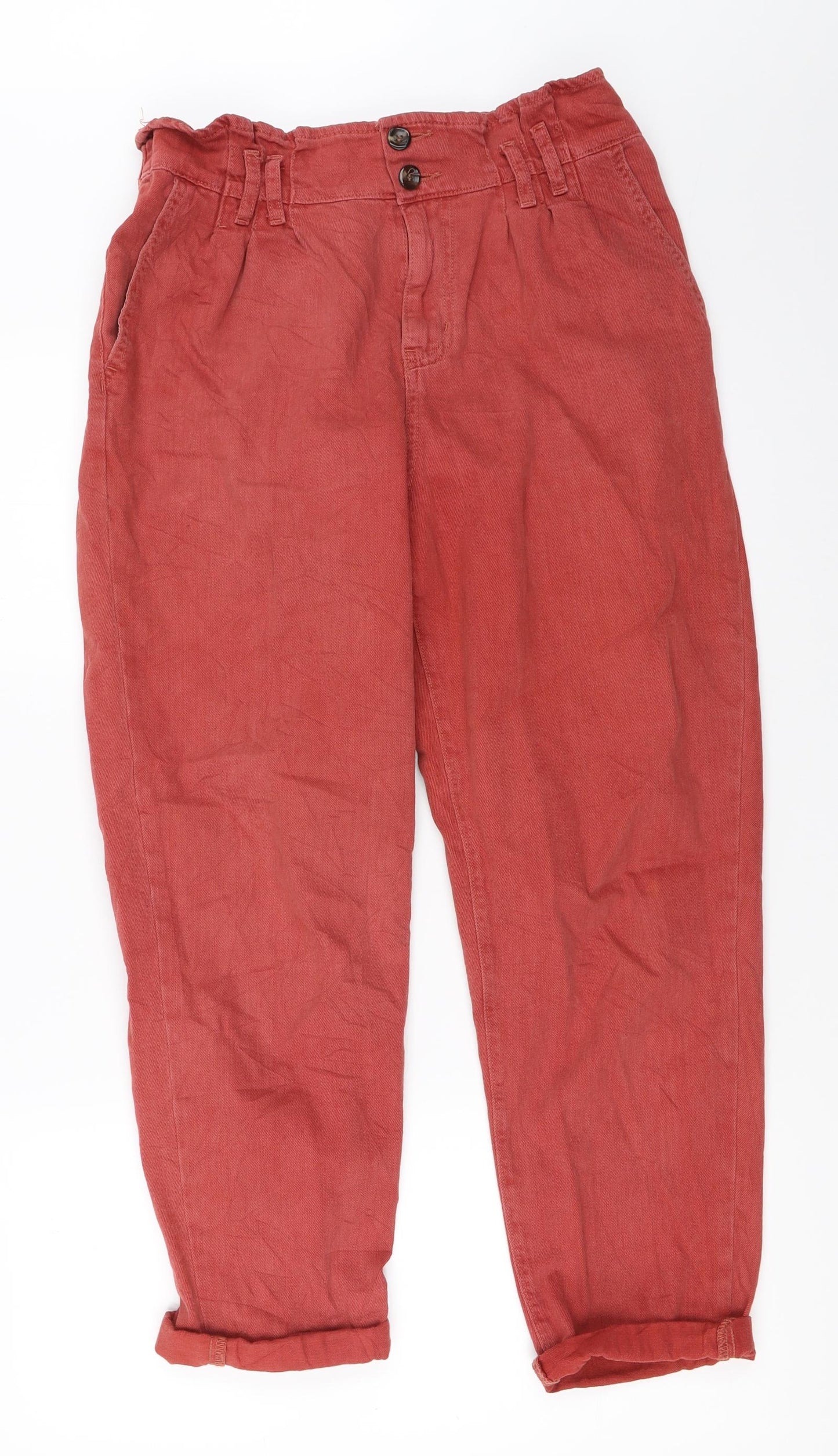 Primark Womens Red   Trousers  Size 12 L25 in