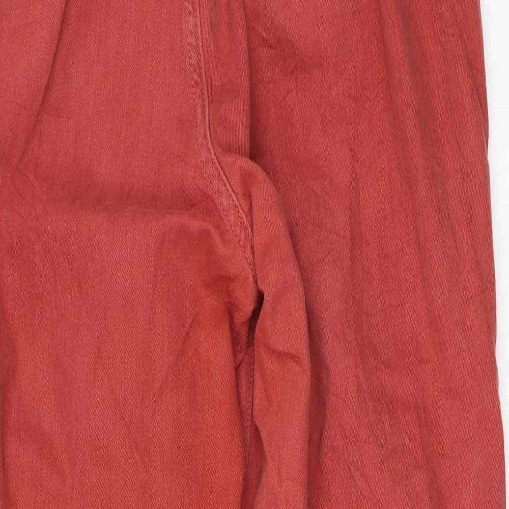 Primark Womens Red   Trousers  Size 12 L25 in
