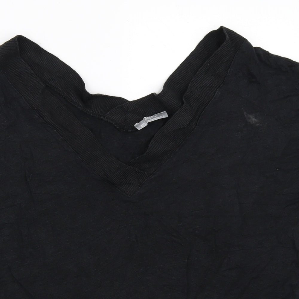 Zara Womens Black   Basic T-Shirt Size M