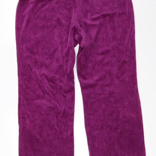 Marks and Spencer Womens Purple   Sweatpants Trousers Size 18 L29 in