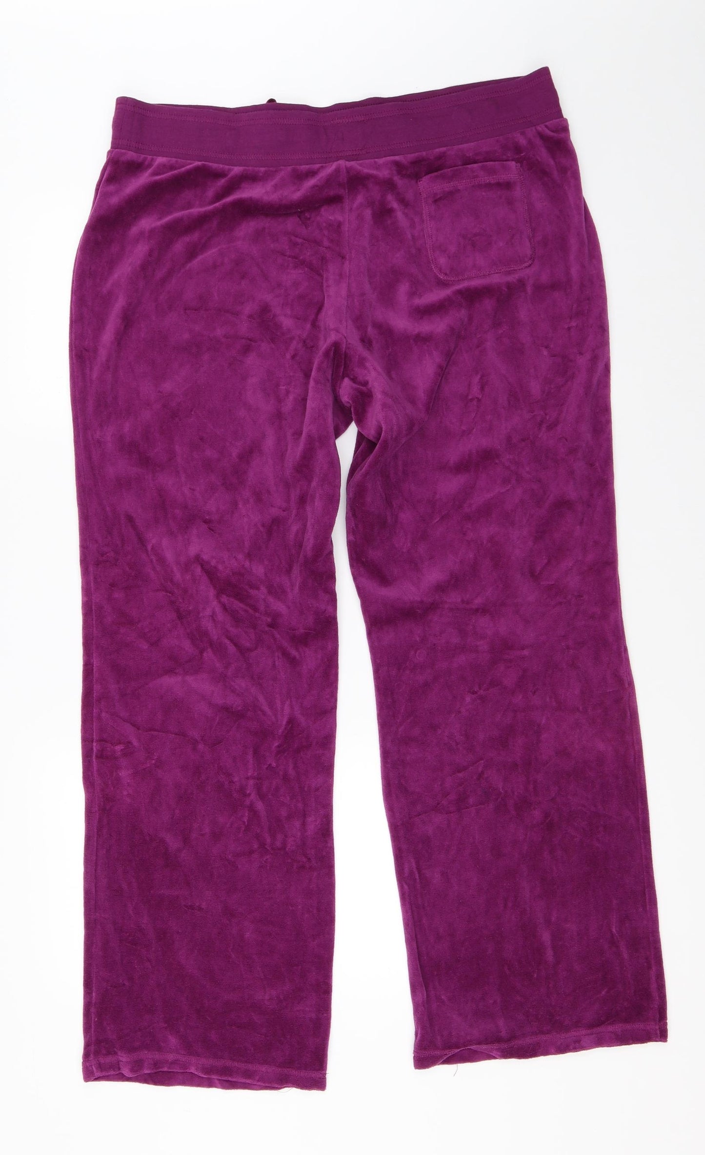 Marks and Spencer Womens Purple   Sweatpants Trousers Size 18 L29 in