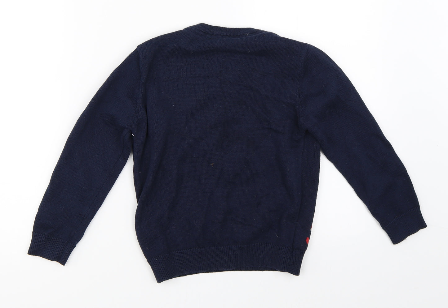 Marks and Spencer Boys Blue   Pullover Jumper Size 6-7 Years