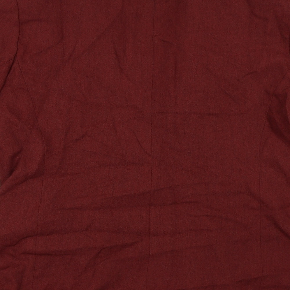 Modern Classics Womens Red   Jacket Blazer Size 16