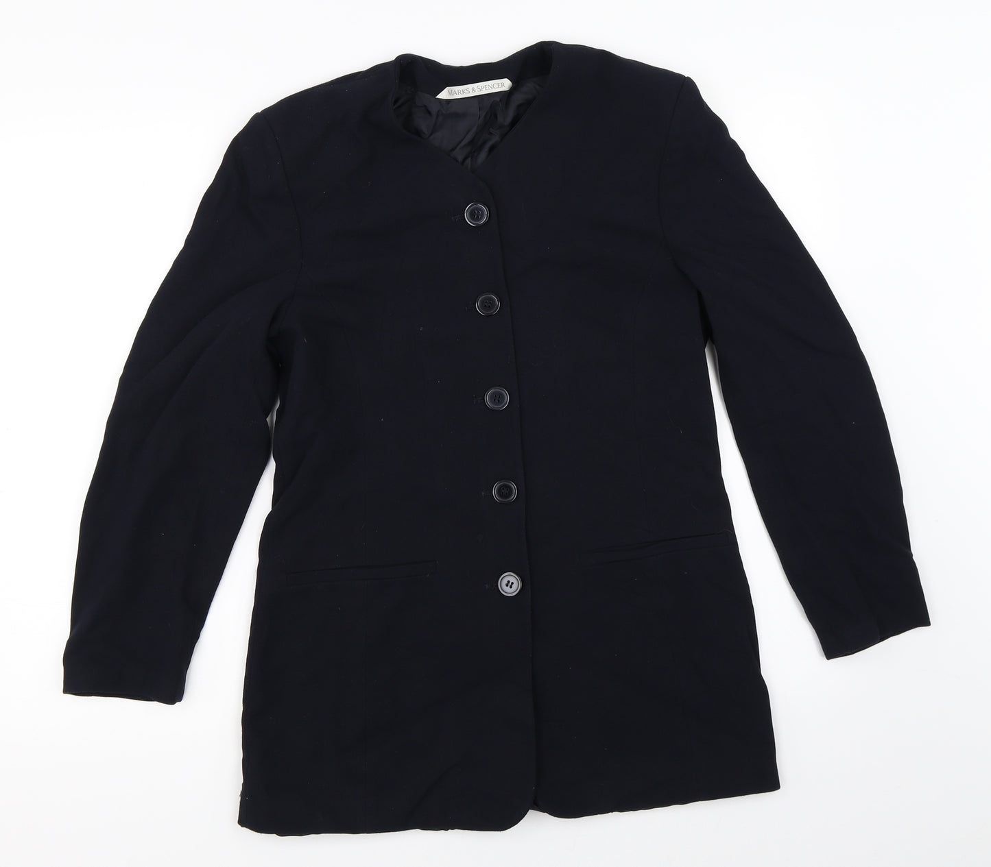 Marks and Spencer Womens Blue   Jacket Coat Size 10
