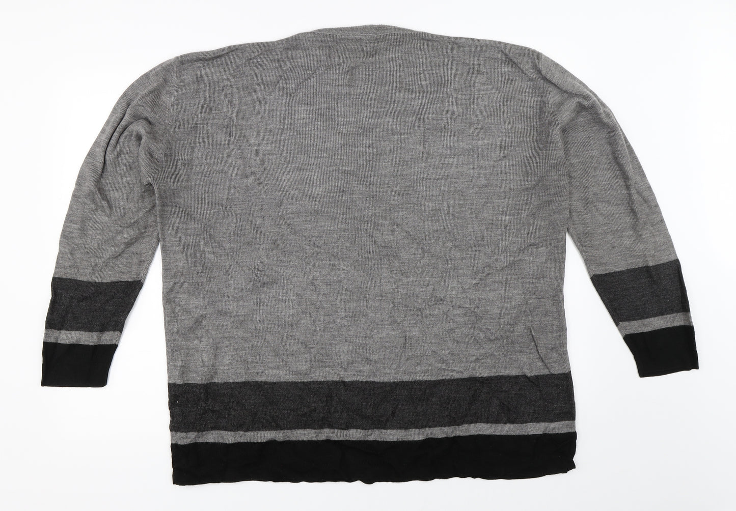Meadow Classics Womens Grey   Pullover Jumper Size 18