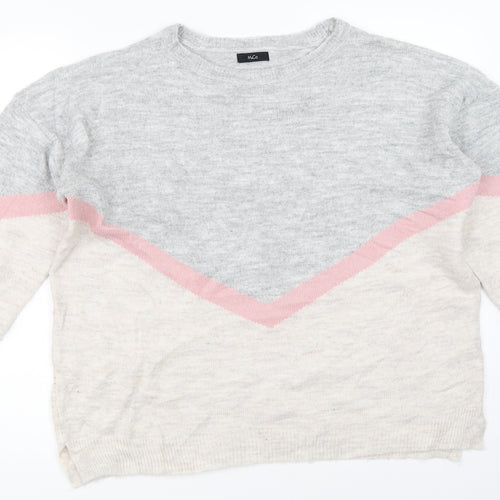 M&Co Womens Grey   Pullover Jumper Size 16
