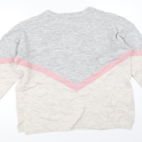 M&Co Womens Grey   Pullover Jumper Size 16