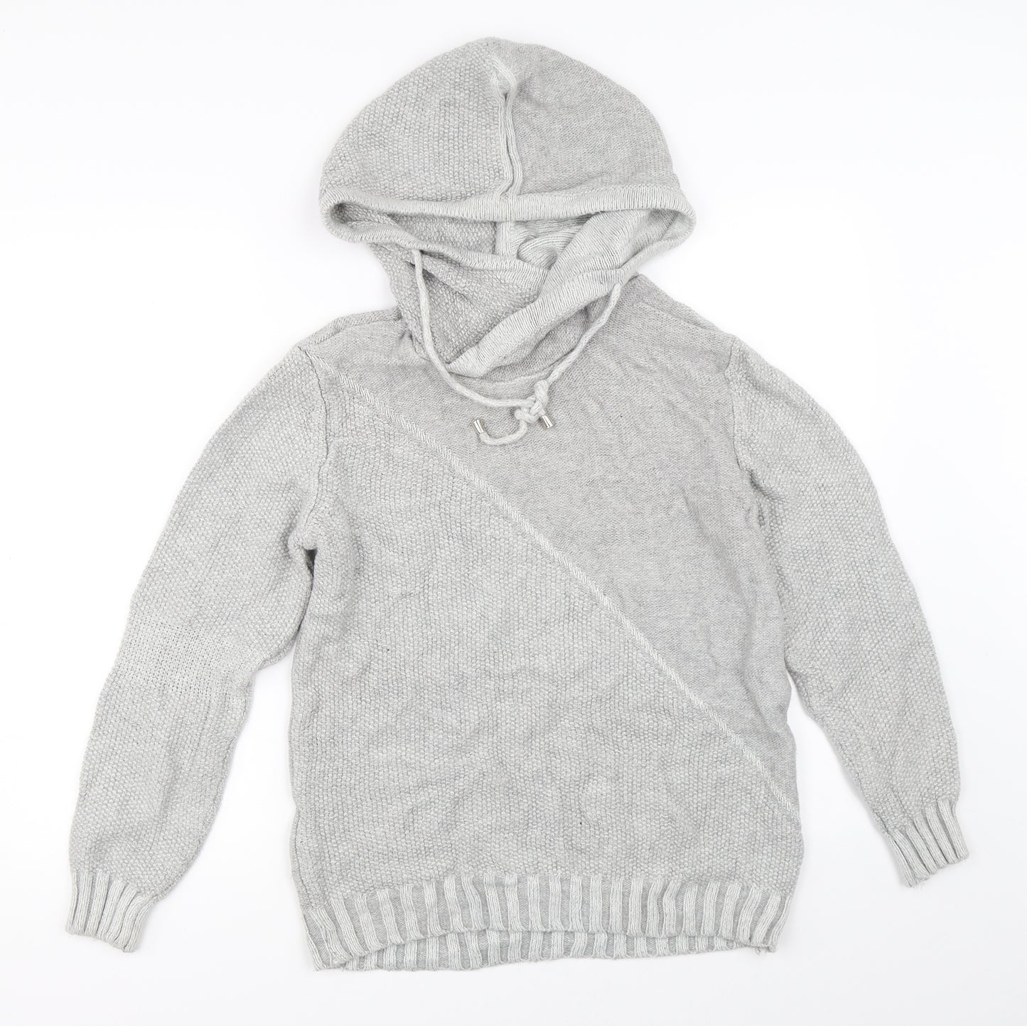 Ce & Ce Womens Grey   Pullover Hoodie Size L