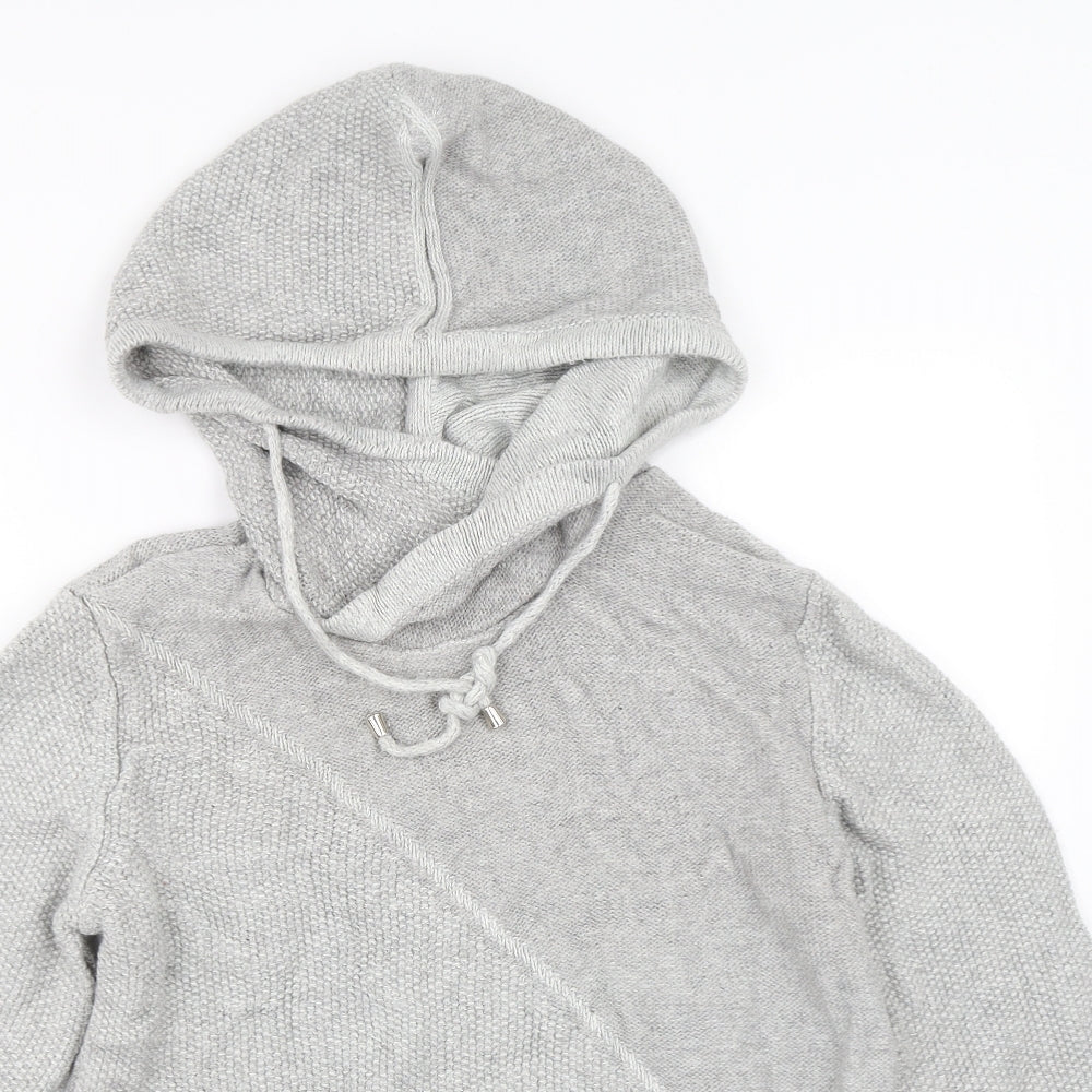 Ce & Ce Womens Grey   Pullover Hoodie Size L