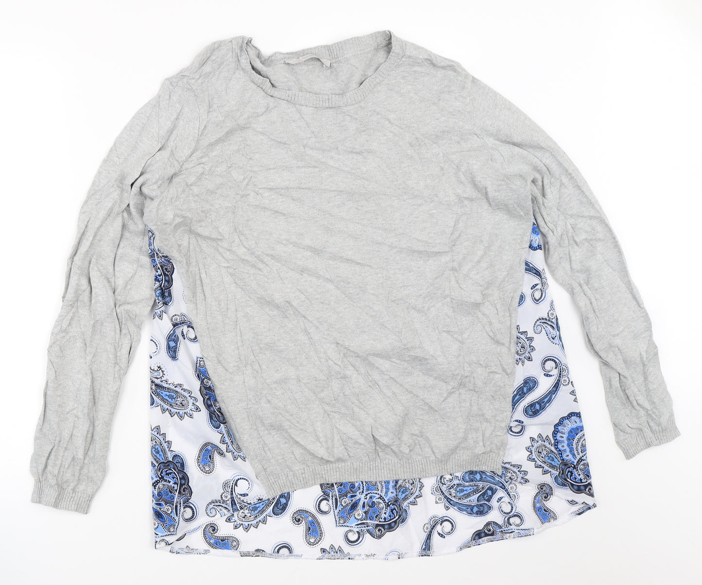 George Womens Grey   Pullover Jumper Size 14