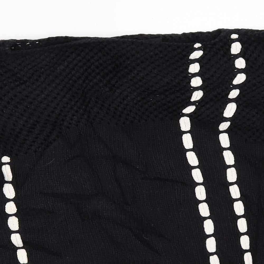 Joye + Fun Womens Black   Pullover Jumper Size 38