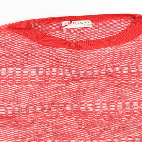 Marks and Spencer Womens Red   Pullover Jumper Size 14