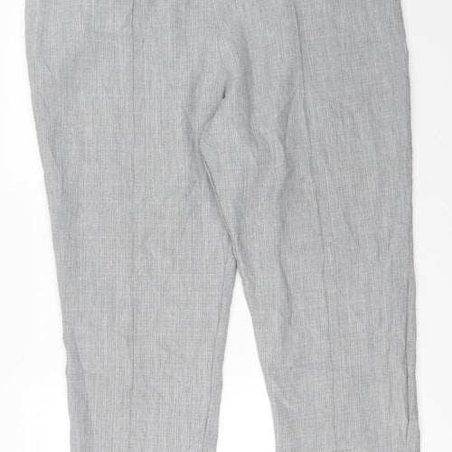 Marks and Spencer Womens Grey   Trousers  Size 22 L29 in