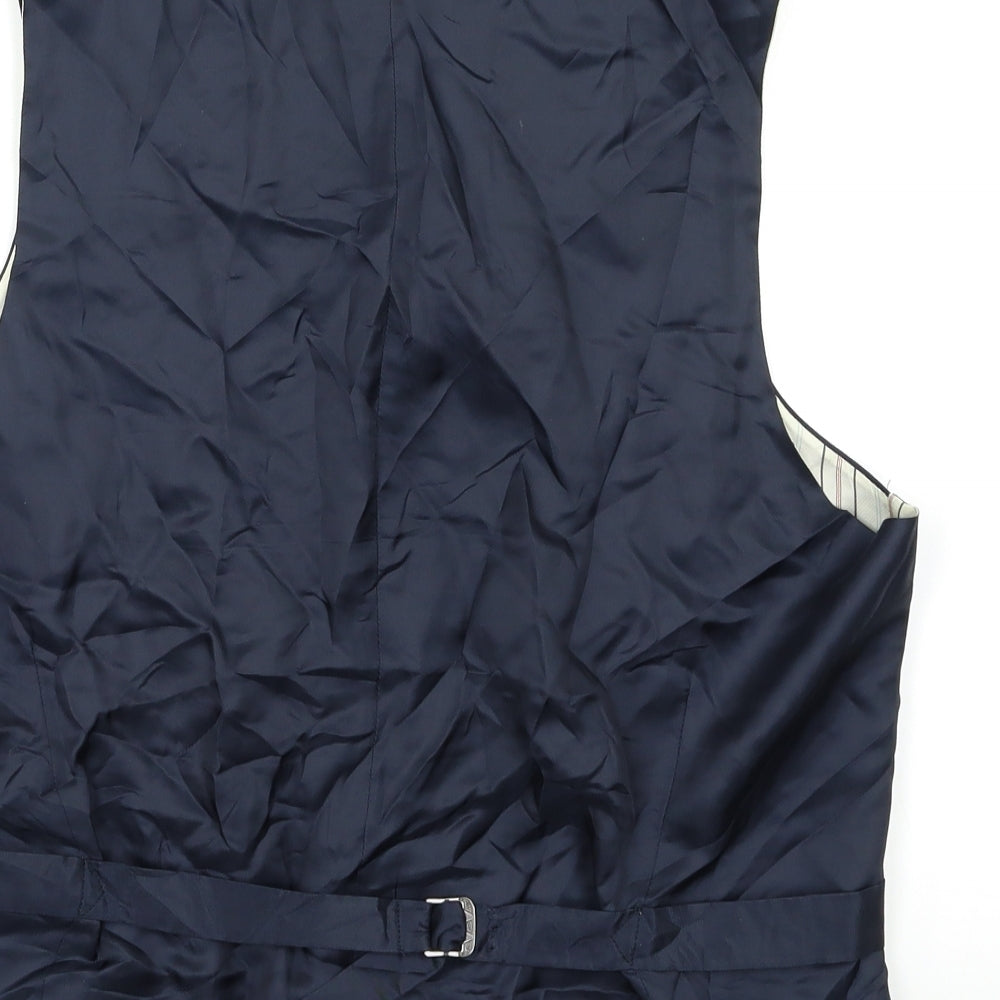 Polo Ralph Lauren Mens Blue   Jacket Suit Waistcoat Size 38