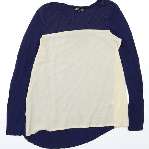 Wareh Womens Blue   Basic Blouse Size 10