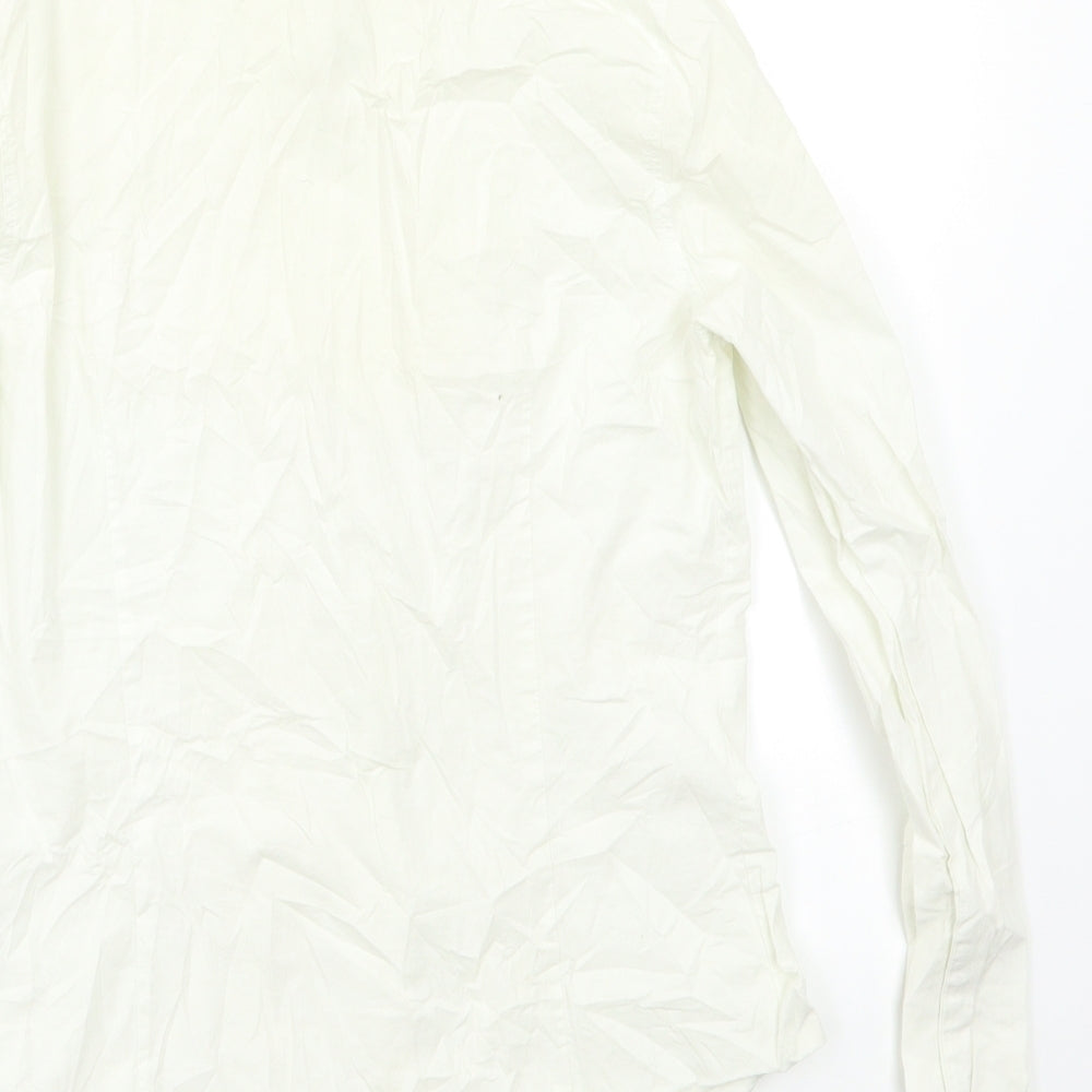 LCW Womens Ivory   Basic Button-Up Size M