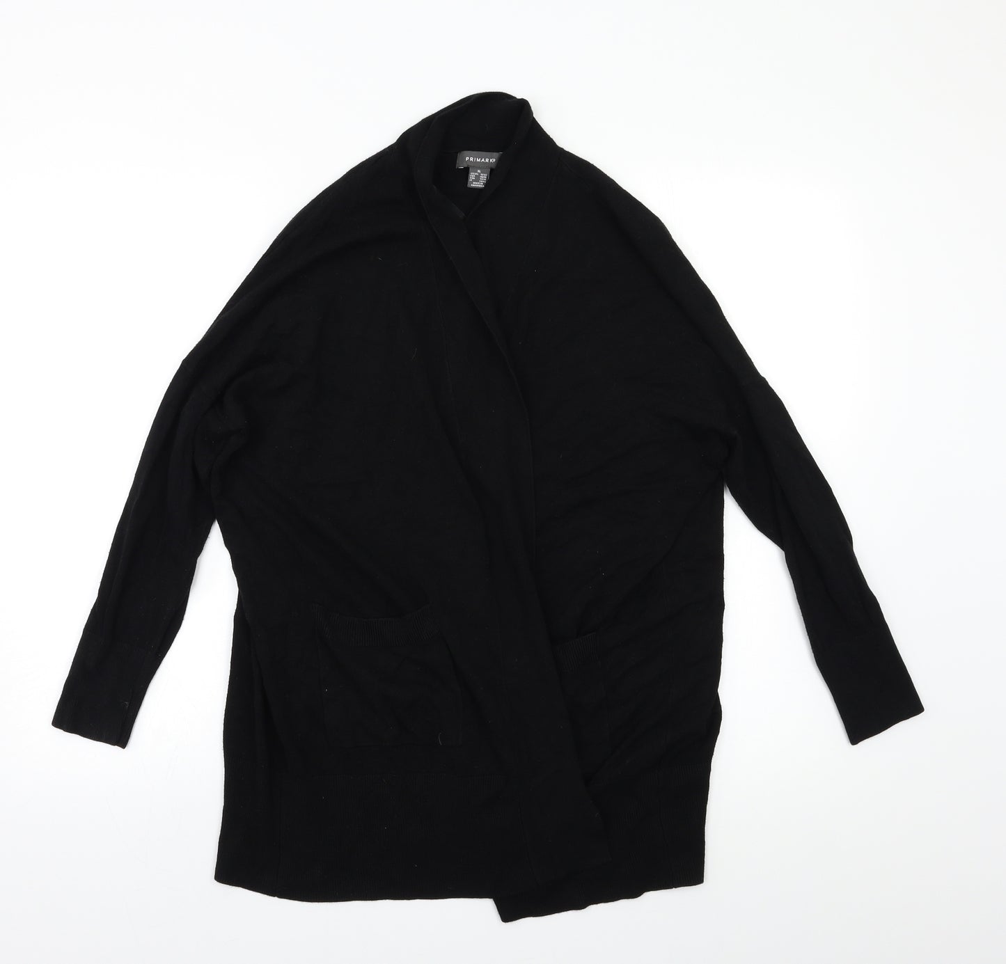 Primark Womens Black   Cardigan Jumper Size XL