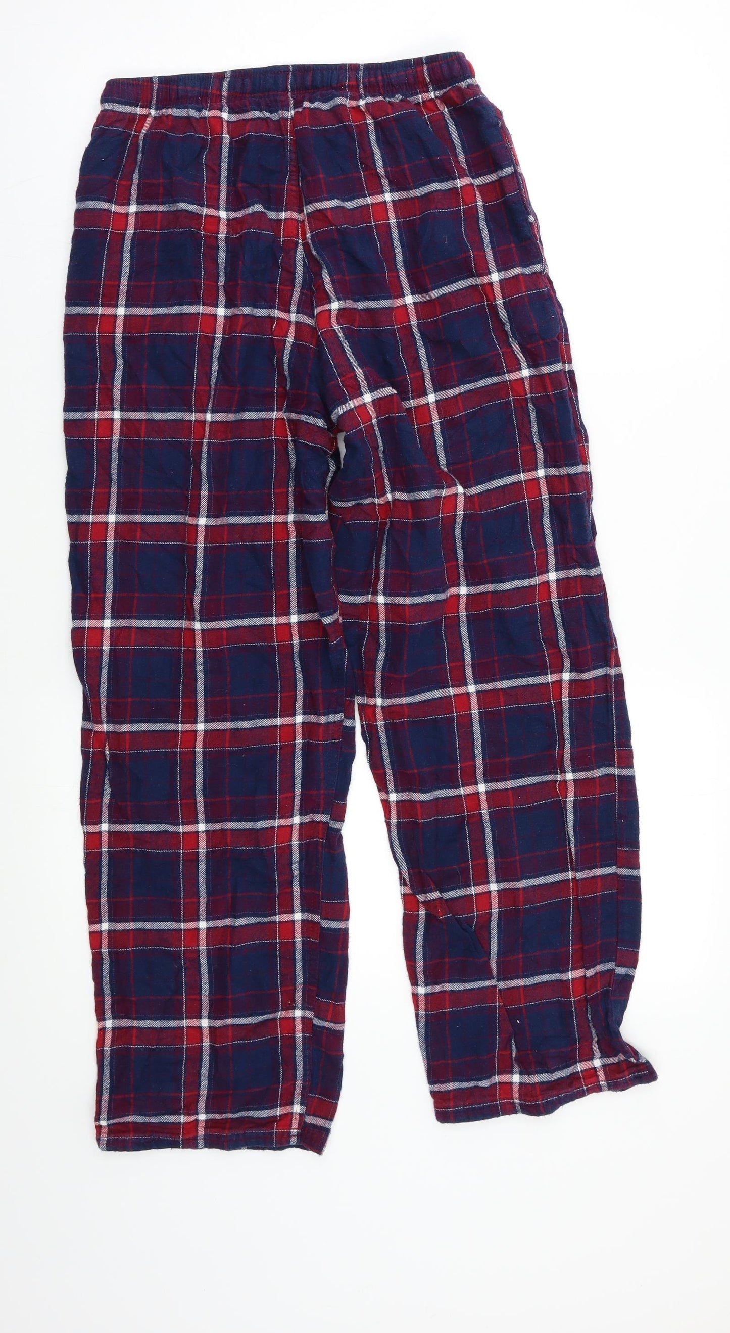 M&S Womens Multicoloured Check   Pyjama Pants Size S