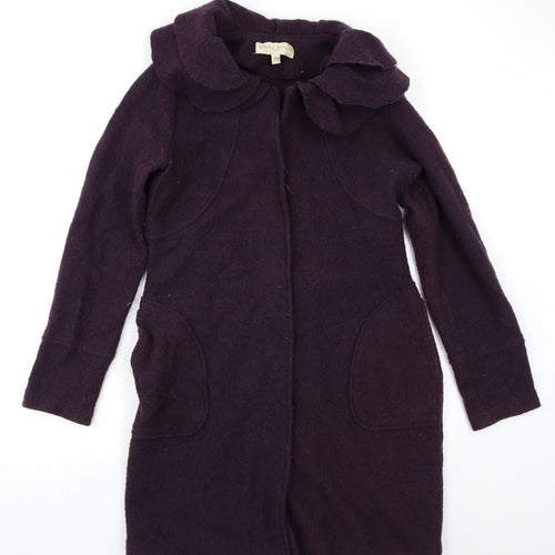 Edina Ronay Womens Purple   Overcoat Blazer Size M