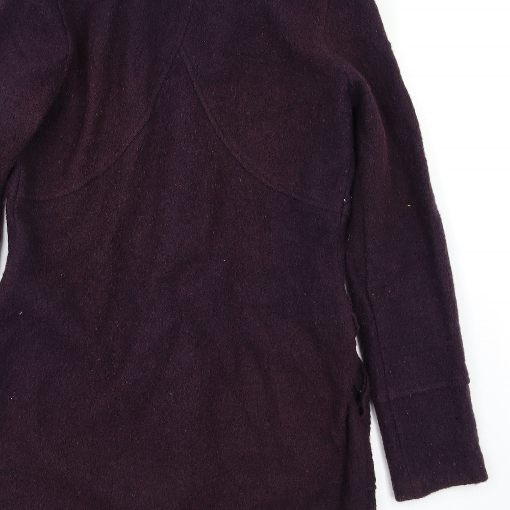Edina Ronay Womens Purple   Overcoat Blazer Size M