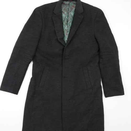 Pamoni Mens Grey   Overcoat Blazer Size 40