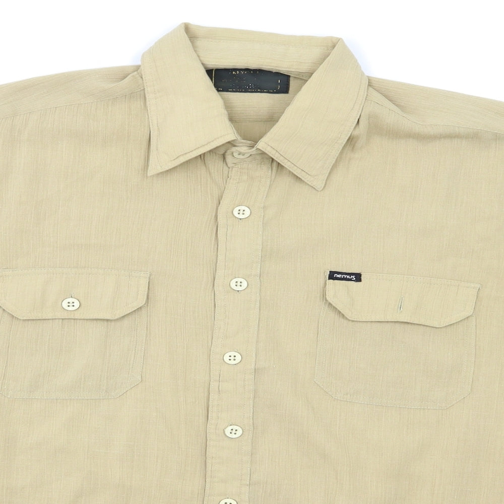 Nemus Mens Beige    Button-Up Size L