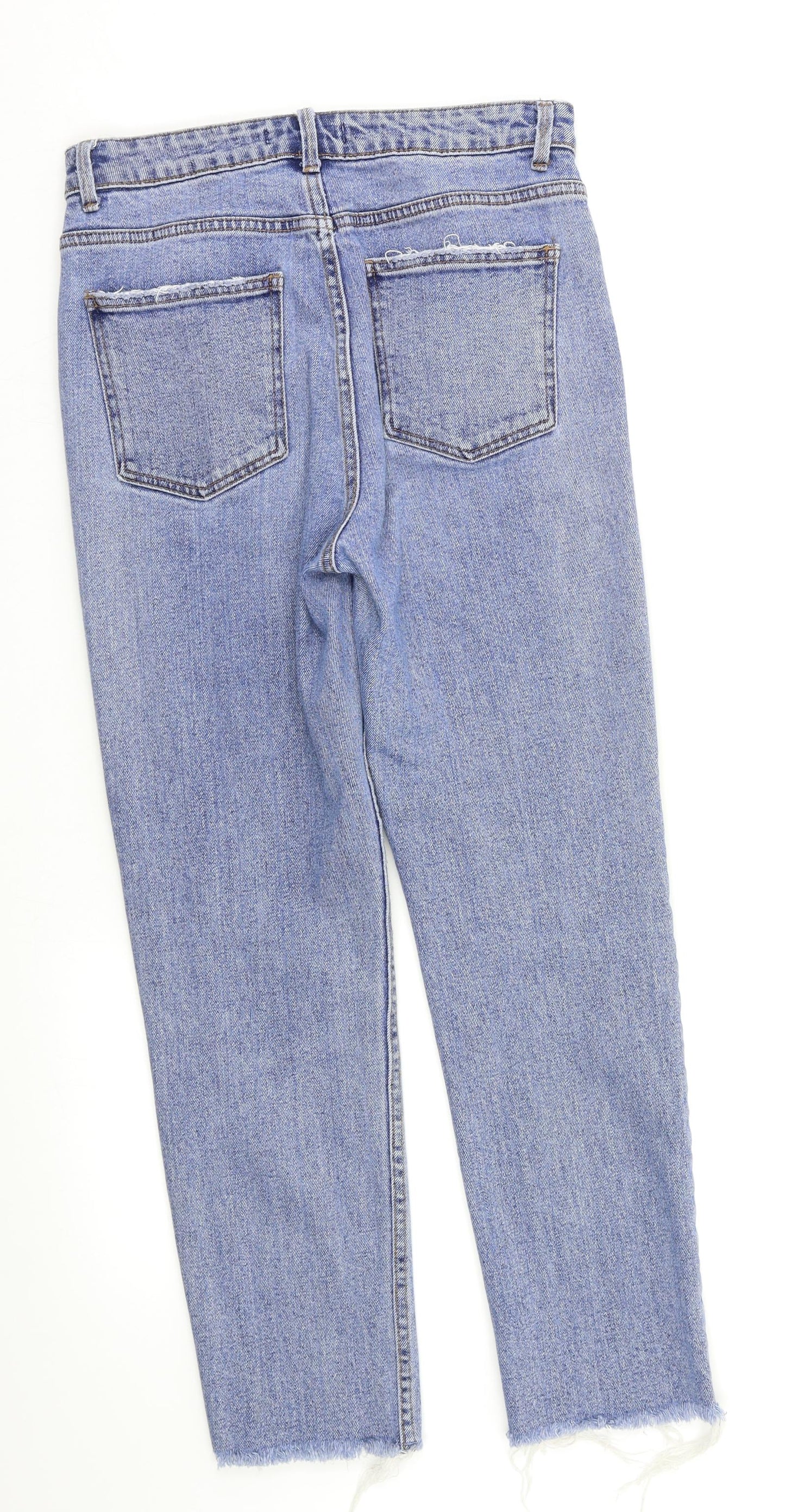Primark Womens Blue   Straight Jeans Size 10 L25 in