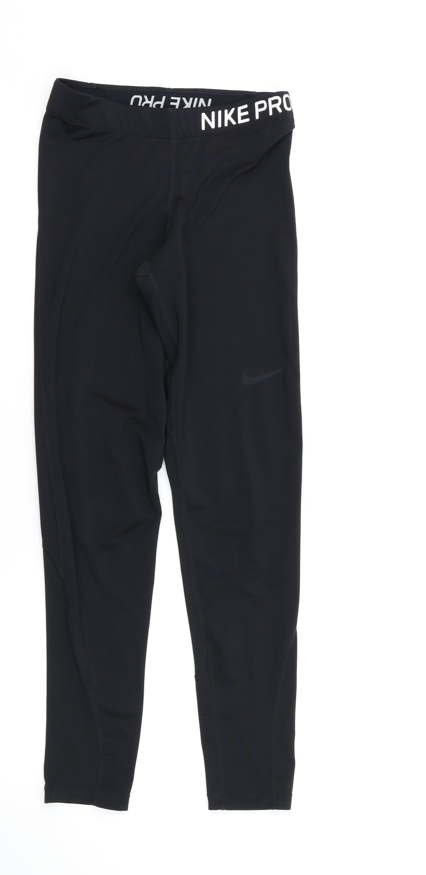 Nike Womens Black   Compression Leggings Size S L25 in