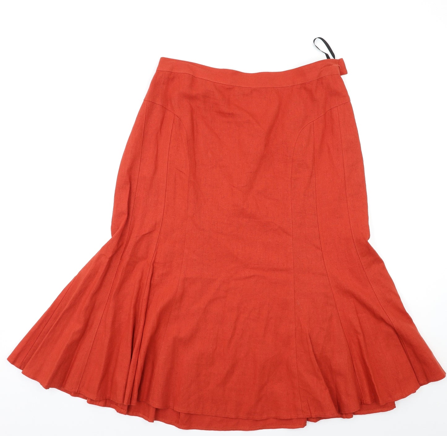 Papaya Womens Orange   A-Line Skirt Size 14
