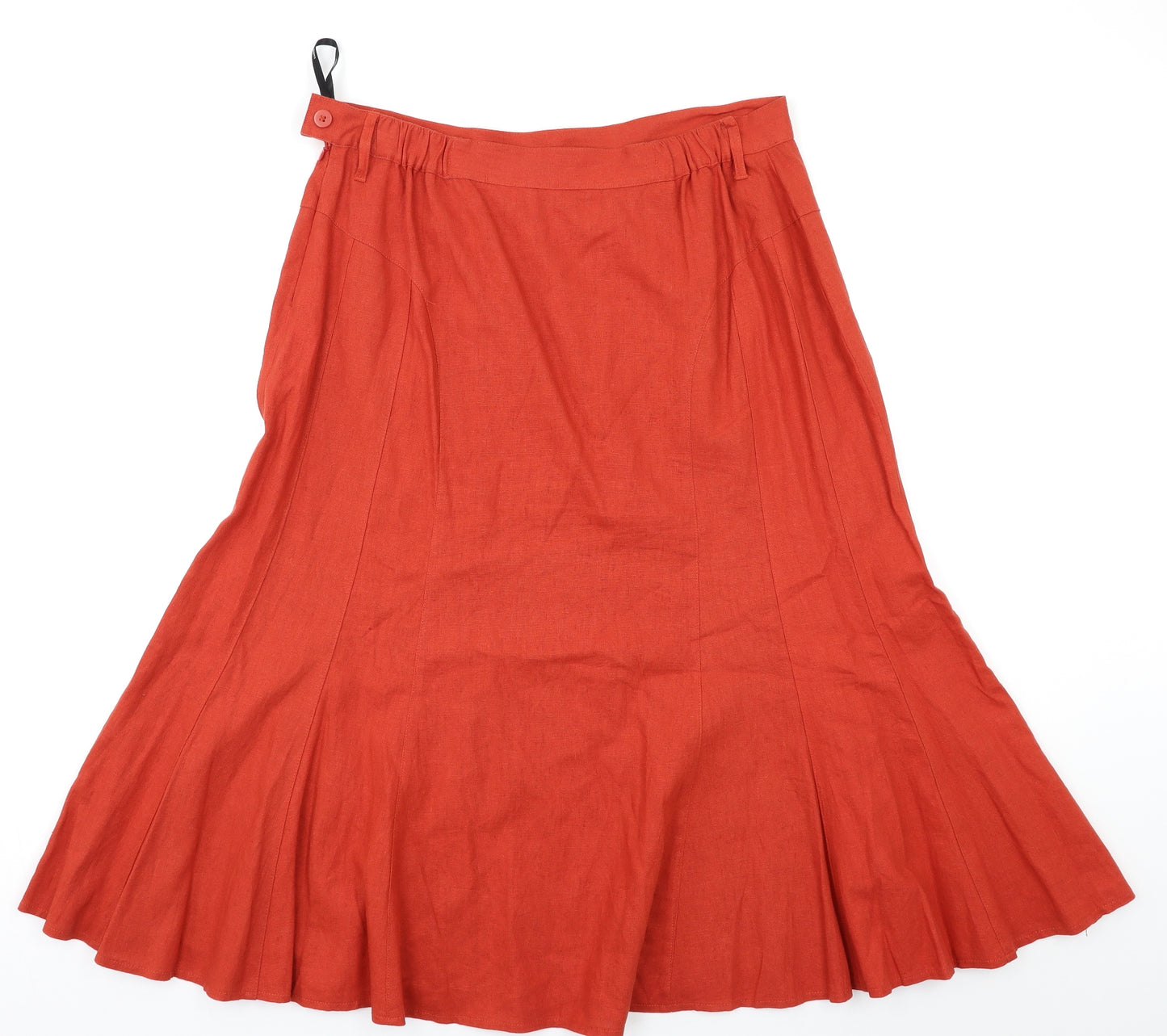 Papaya Womens Orange   A-Line Skirt Size 14