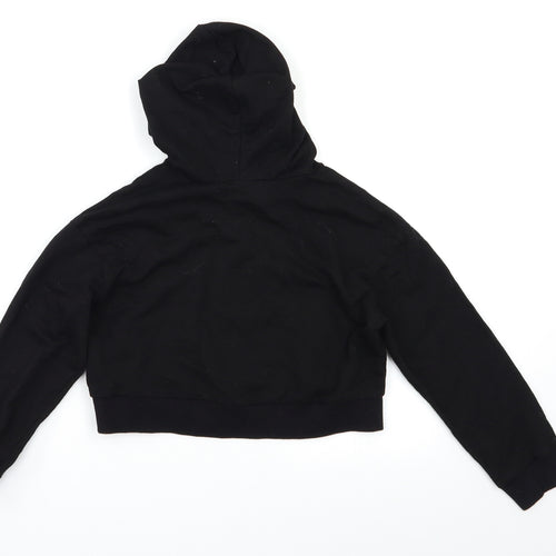 SheIn Girls Black   Pullover Hoodie Size 7 Years
