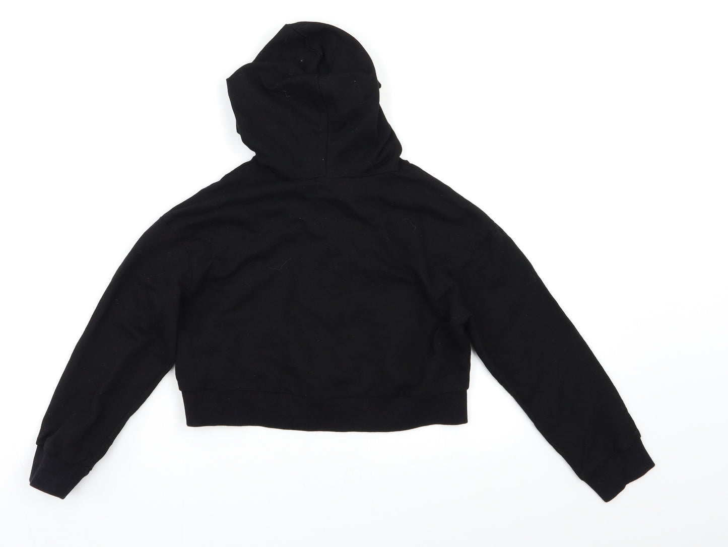 SheIn Girls Black   Pullover Hoodie Size 7 Years