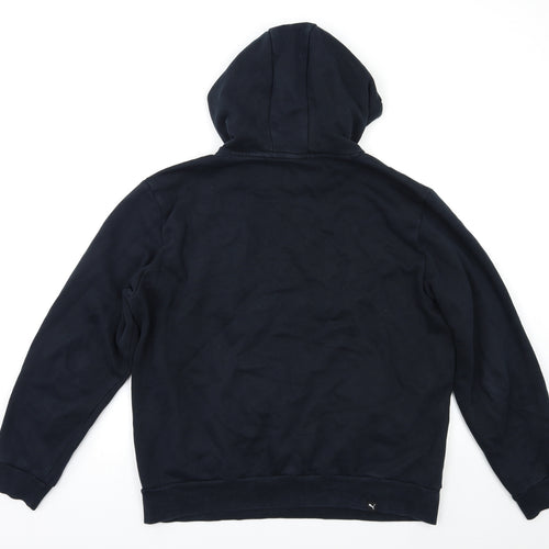 PUMA Mens Black   Pullover Hoodie Size L