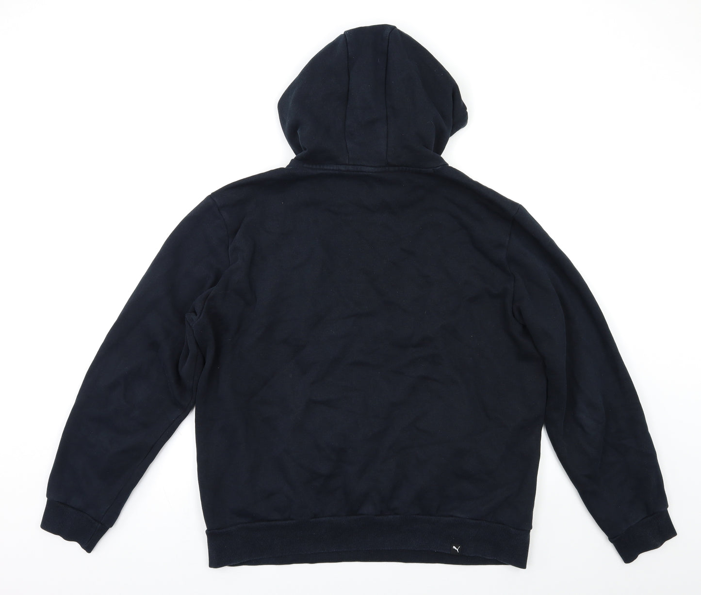 PUMA Mens Black   Pullover Hoodie Size L