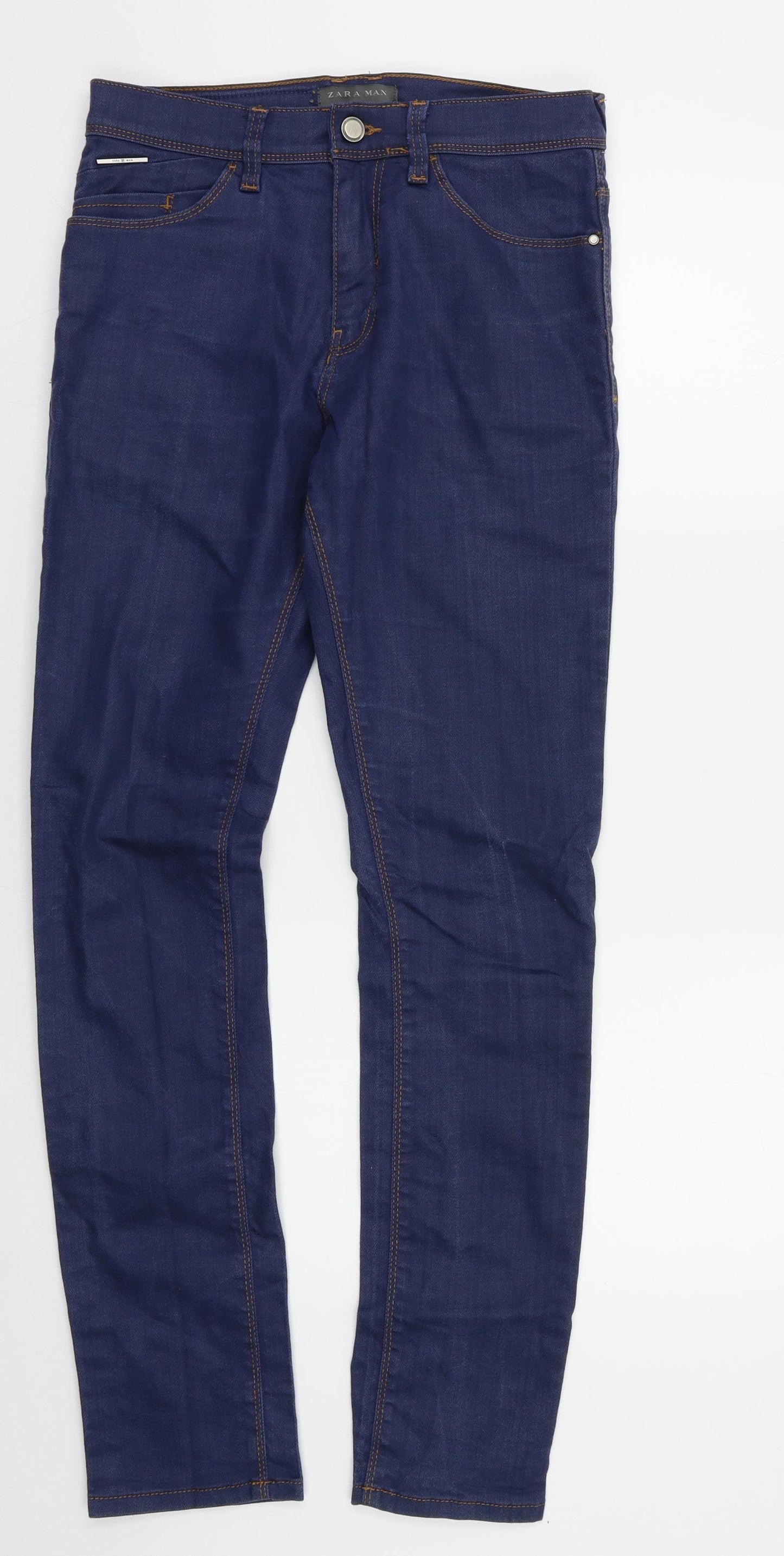 Zara Mens Blue   Skinny Jeans Size 30 L29 in